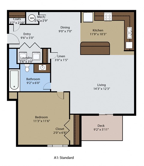 451 14th Street Studio-3 Beds Apartment for Rent - Photo Gallery 25